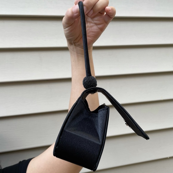 Black Mini Purse/Wristlet - Picture 3 of 11